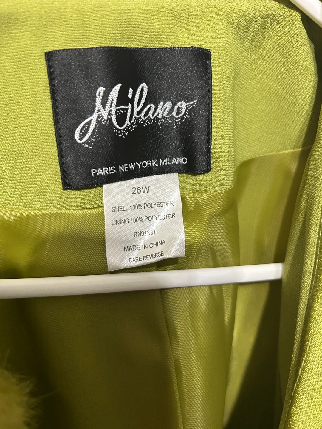 Milano Women's Pant Suit Size 26W - photo 3