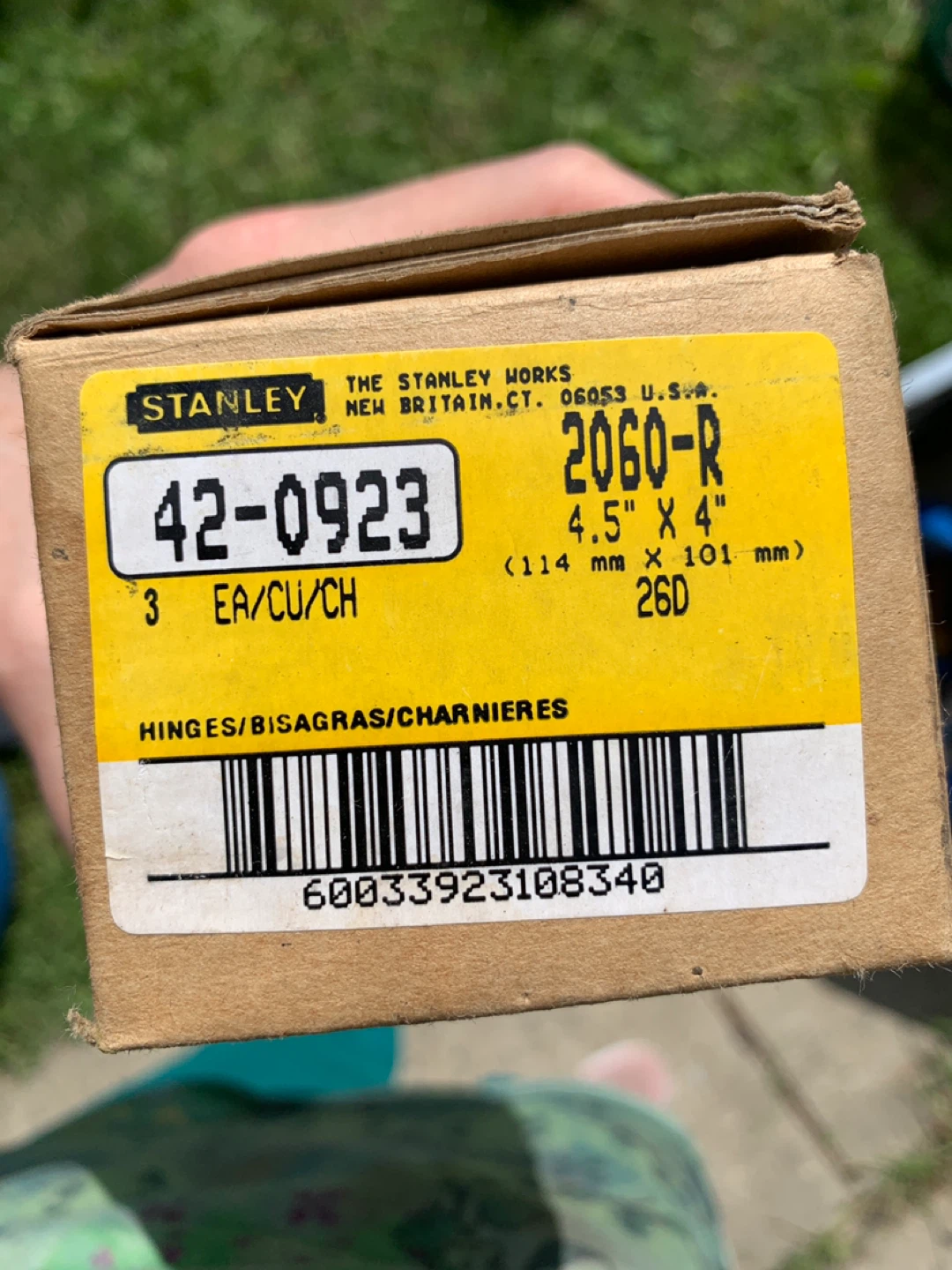 5 Stainless Hinges. New. - photo 2