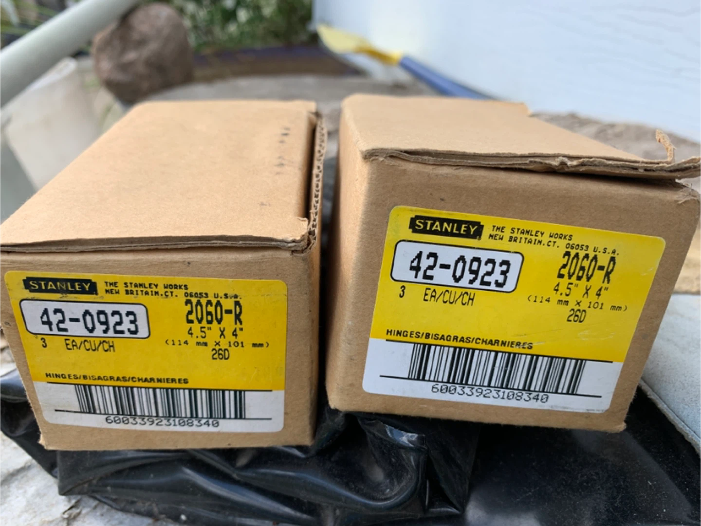 5 Stainless Hinges. New. - photo 3