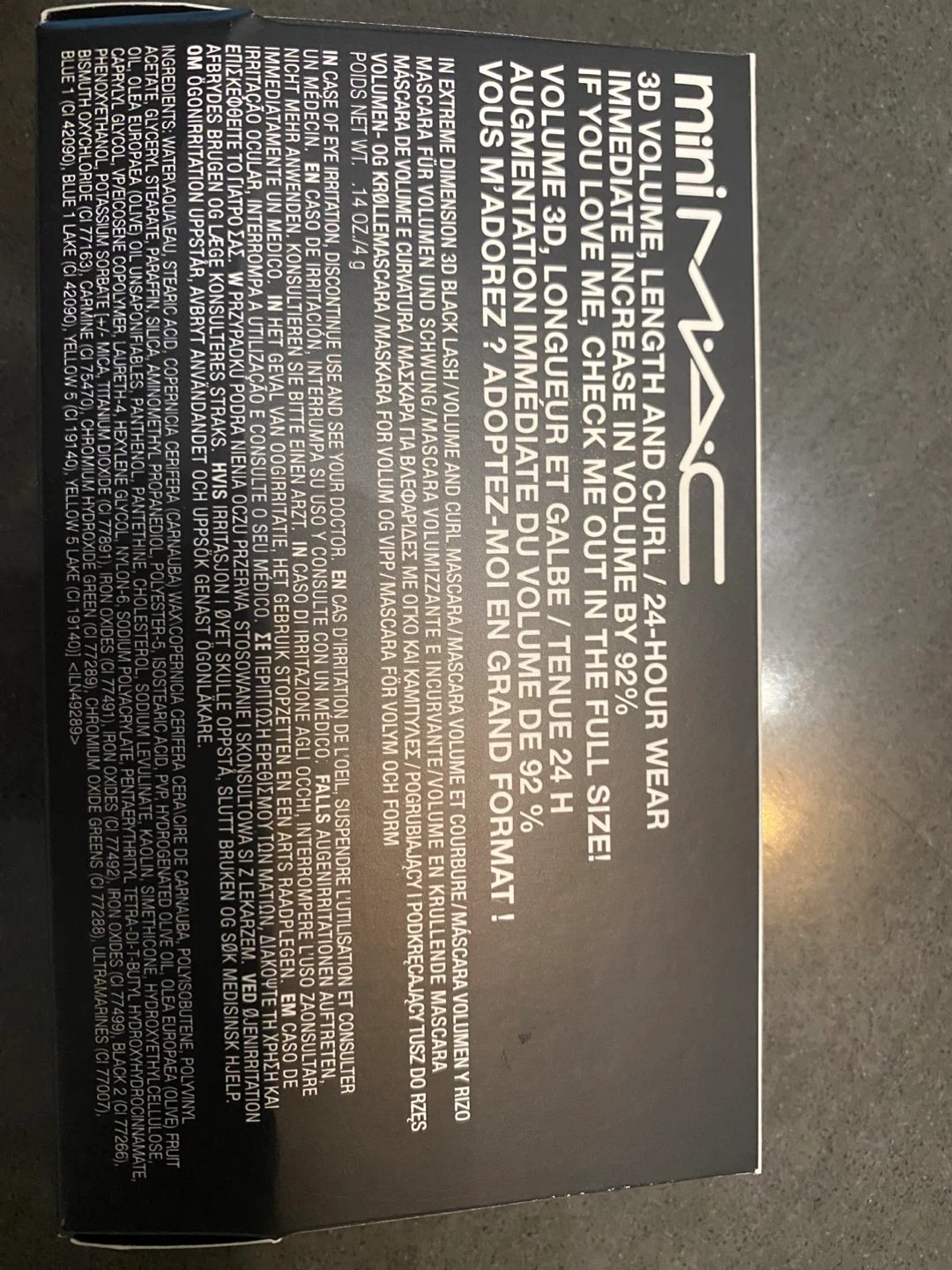 MAC Mini 3D Black In Extreme Dimension Mascara - photo 2