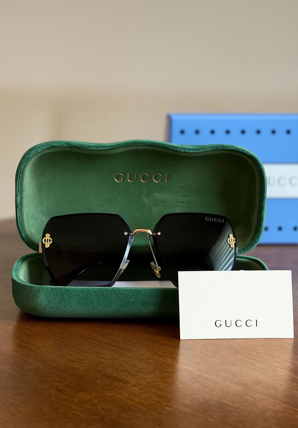Gucci Sunglasses with Case