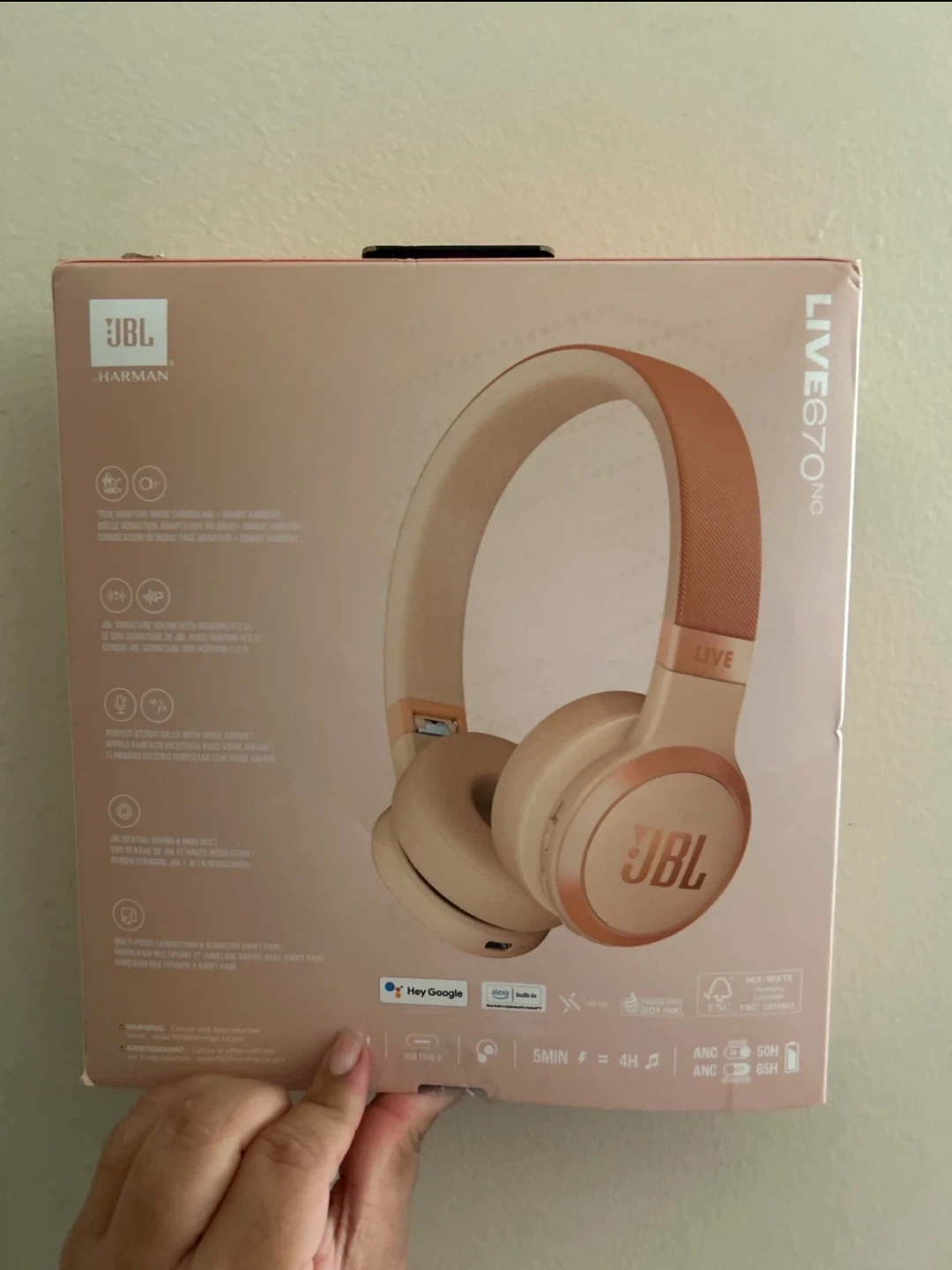 JBL LIVE 670NC Wireless Noise Cancelling Headphones - photo 4