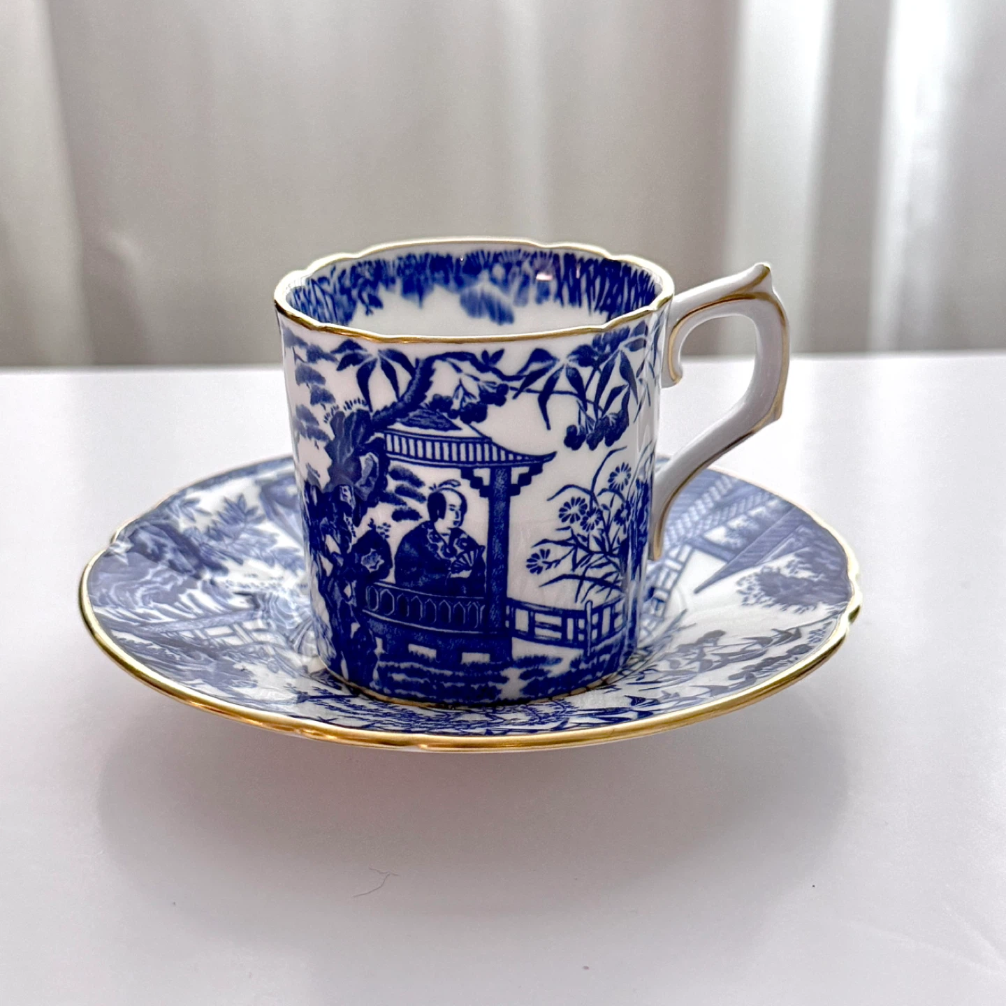 Royal Crown Derby Mikado demitasse trio - photo 2