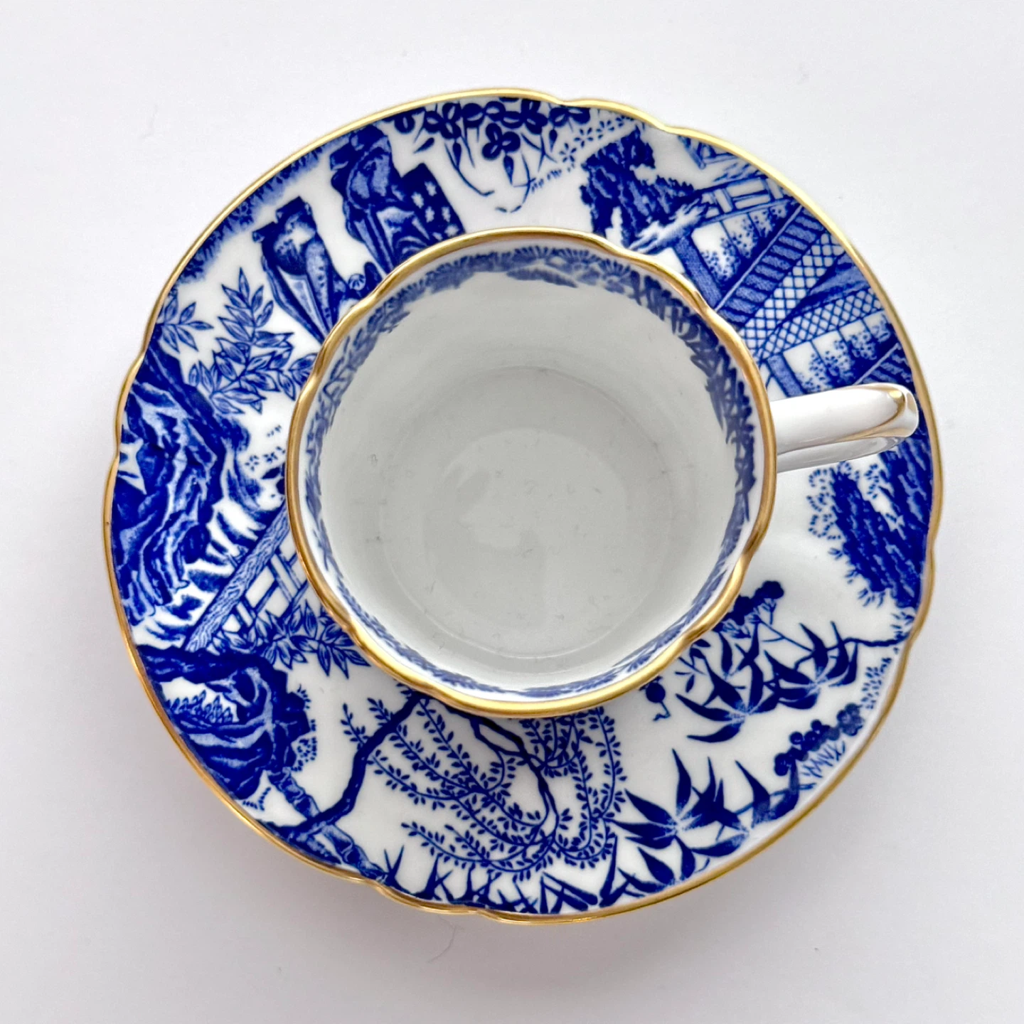 Royal Crown Derby Mikado demitasse trio - photo 3