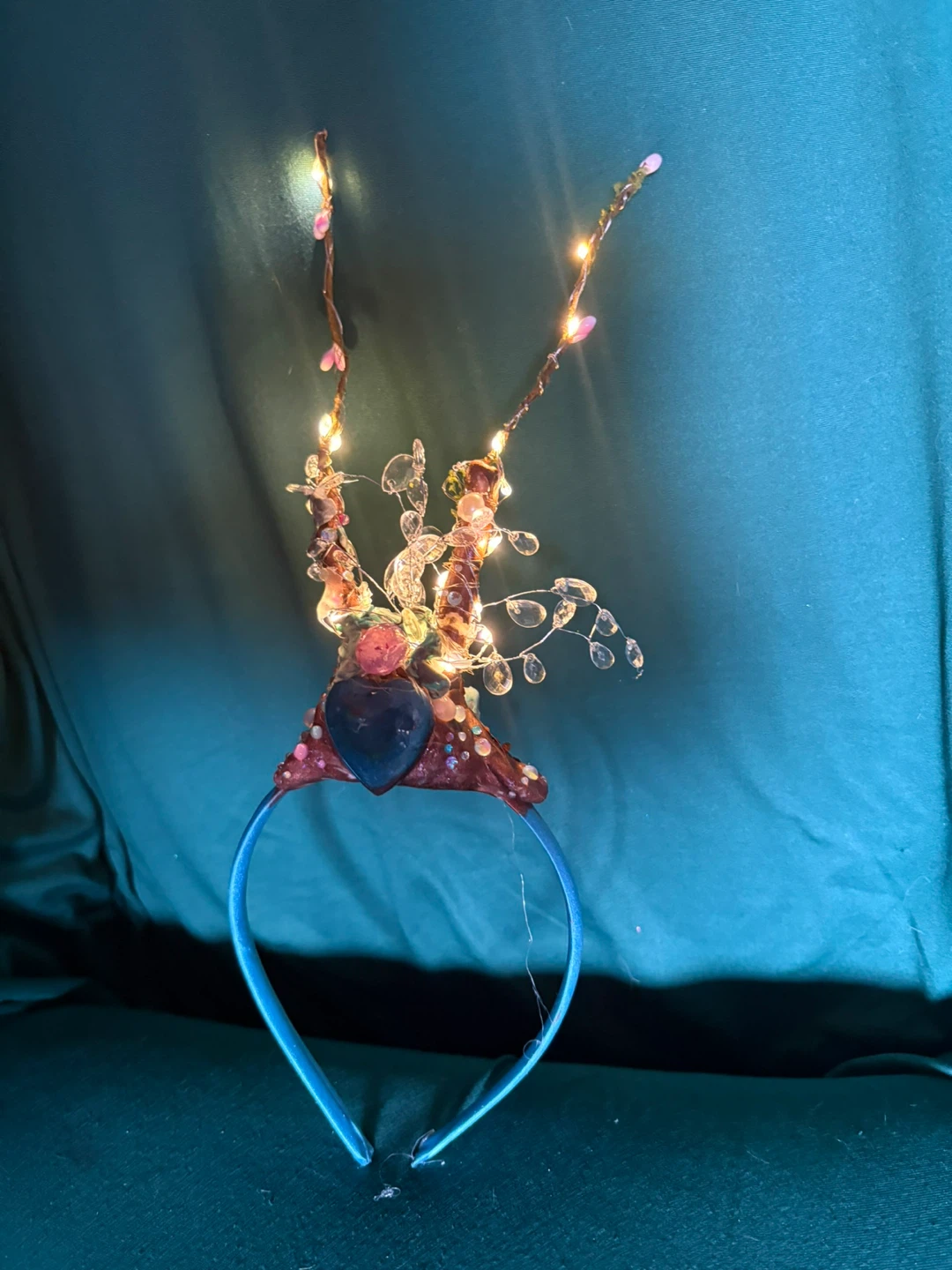 Fairy Antler Headband with Lights - photo 2