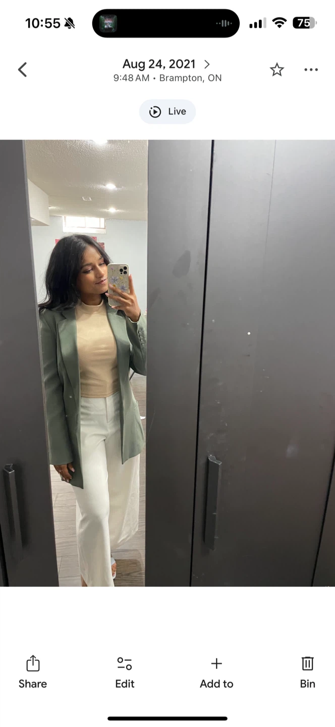 Armani Exchange Grey Blazer