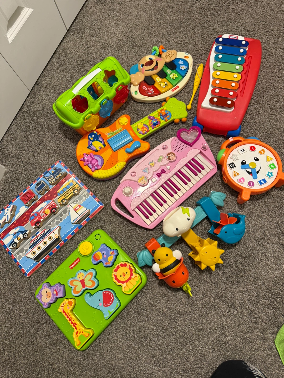 Fisher-Price Piano and Little Tikes Xylophone