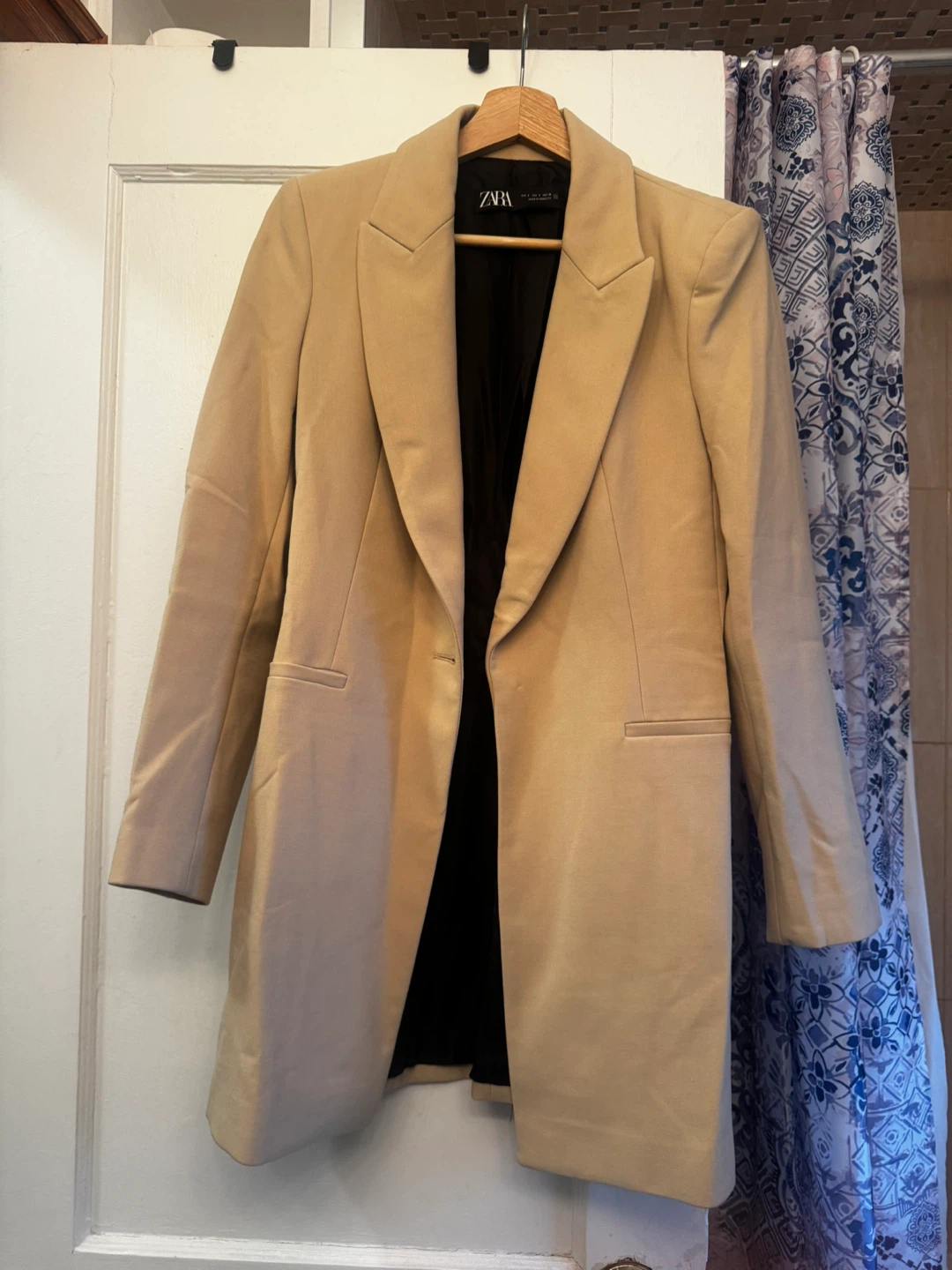 ZARA Long Beige Blazer