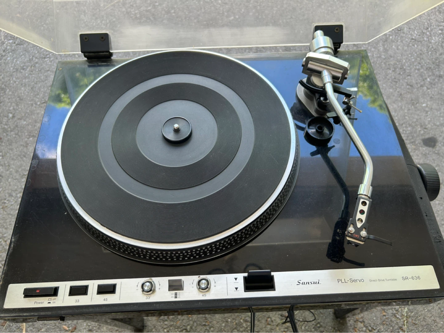 Sansui SR-636 PLL-Servo Direct-Drive Turntable
