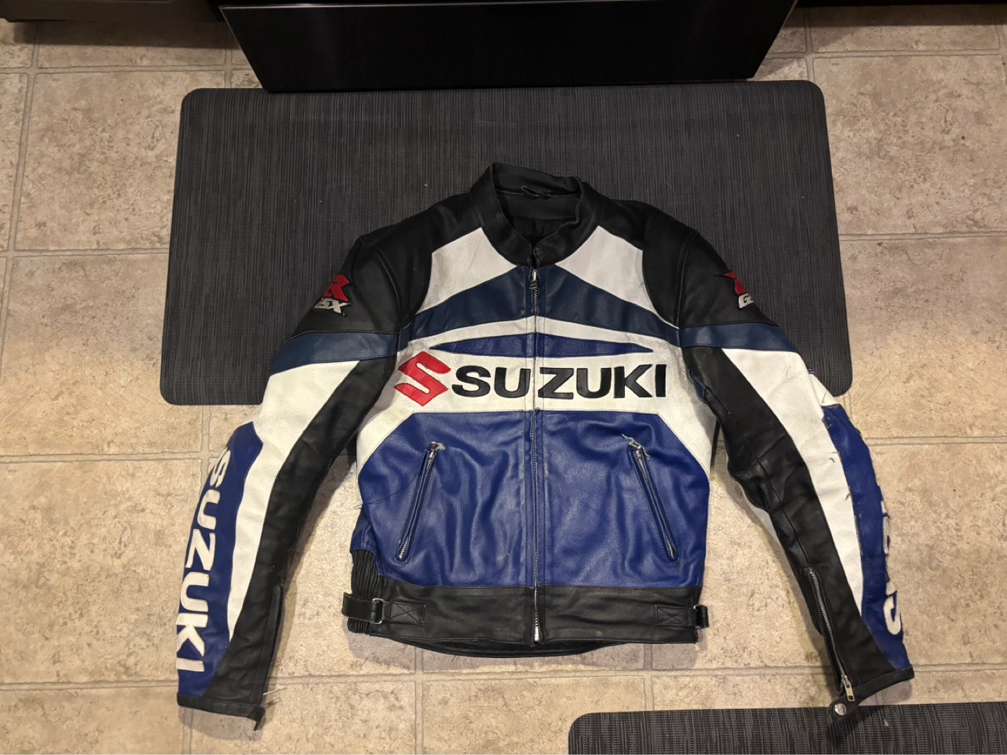 Suzuki GSX Leather Motorcycle Jacket