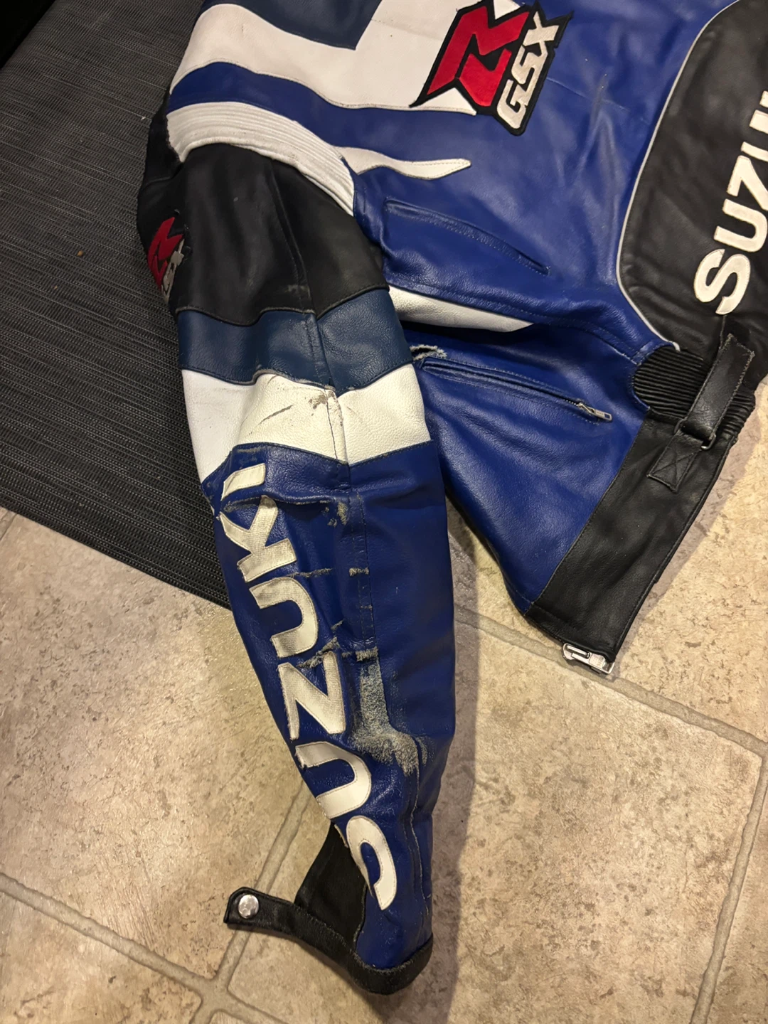 Suzuki GSX Leather Motorcycle Jacket - photo 5