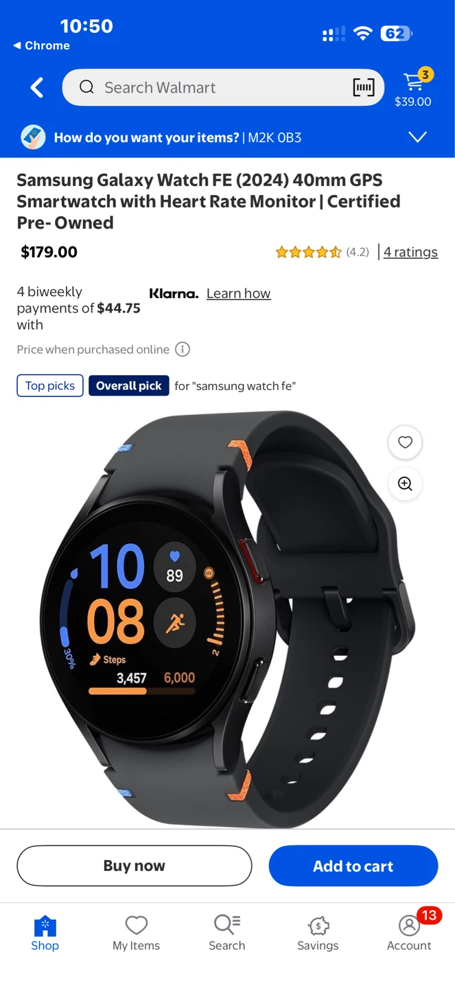Samsung Galaxy Watch FE 40mm GPS Smartwatch - photo 5