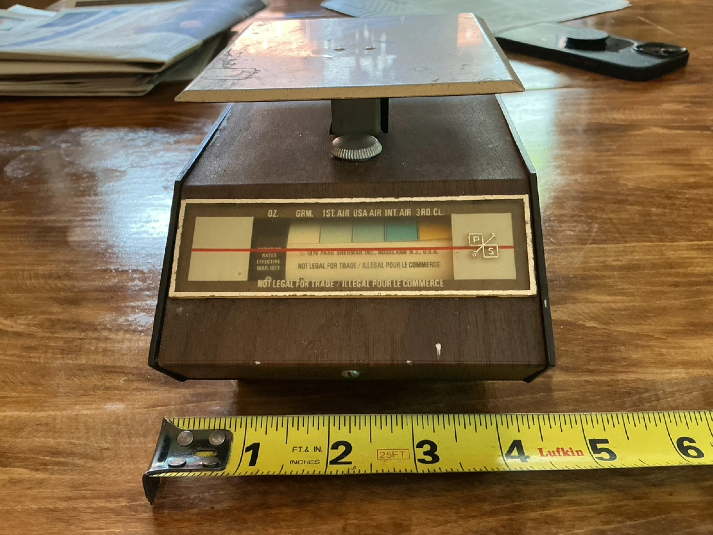 Vintage Park Sherman Postal Scale ! - photo 4
