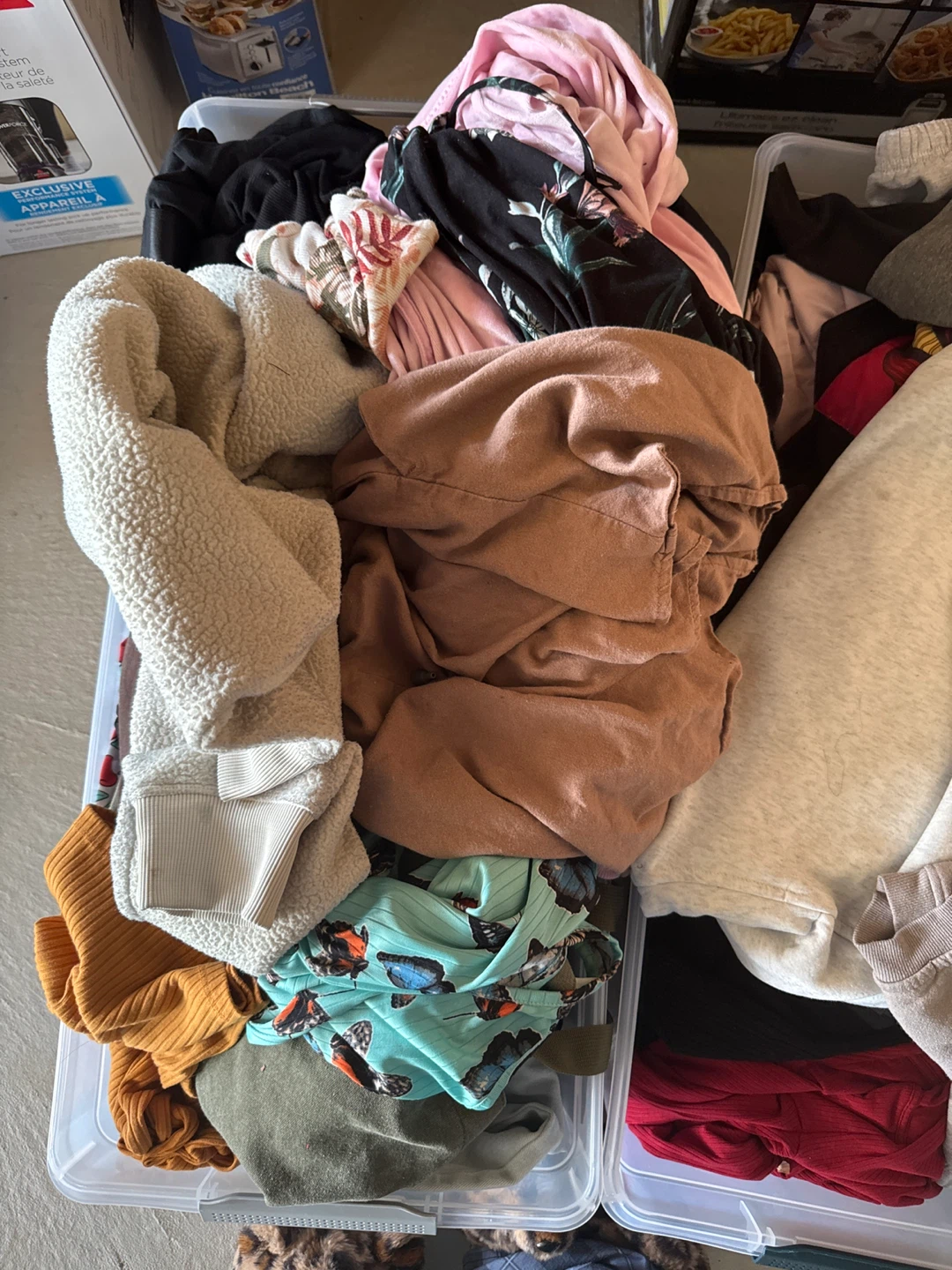 Two large Mixed pallet of clothing