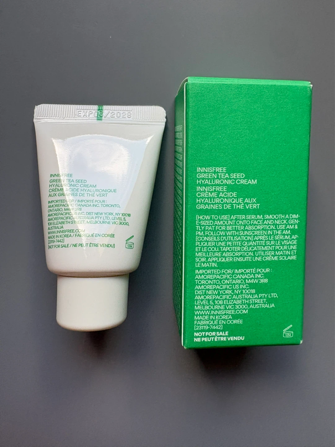 Innisfree Green Tea Hyaluronic Cream 15 mL ⚽️ - photo 2