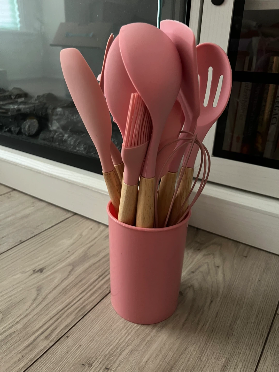 Pink Silicone Kitchen Utensil Set - photo 2