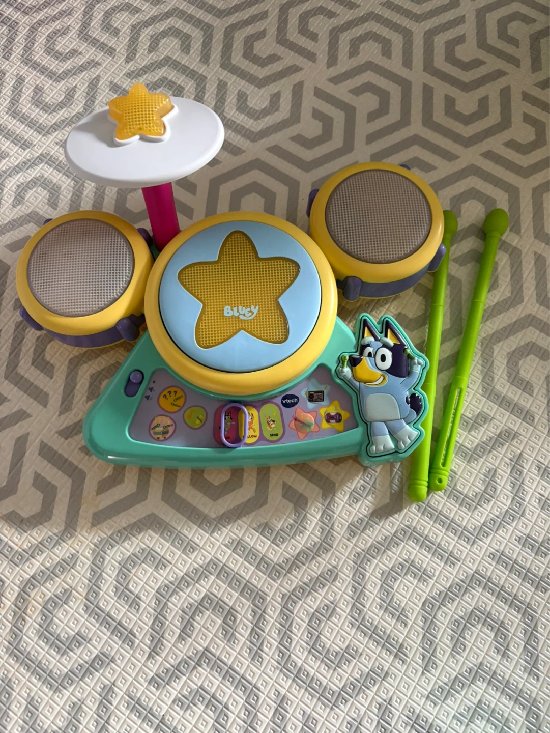 VTech Bluey Drum & Keyboard Playset