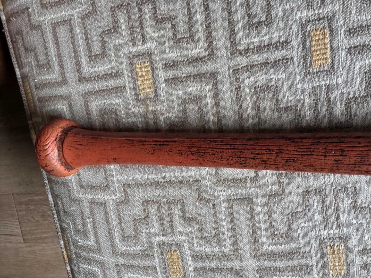 Barbed Wire Baseball Bat Prop Replica - photo 3
