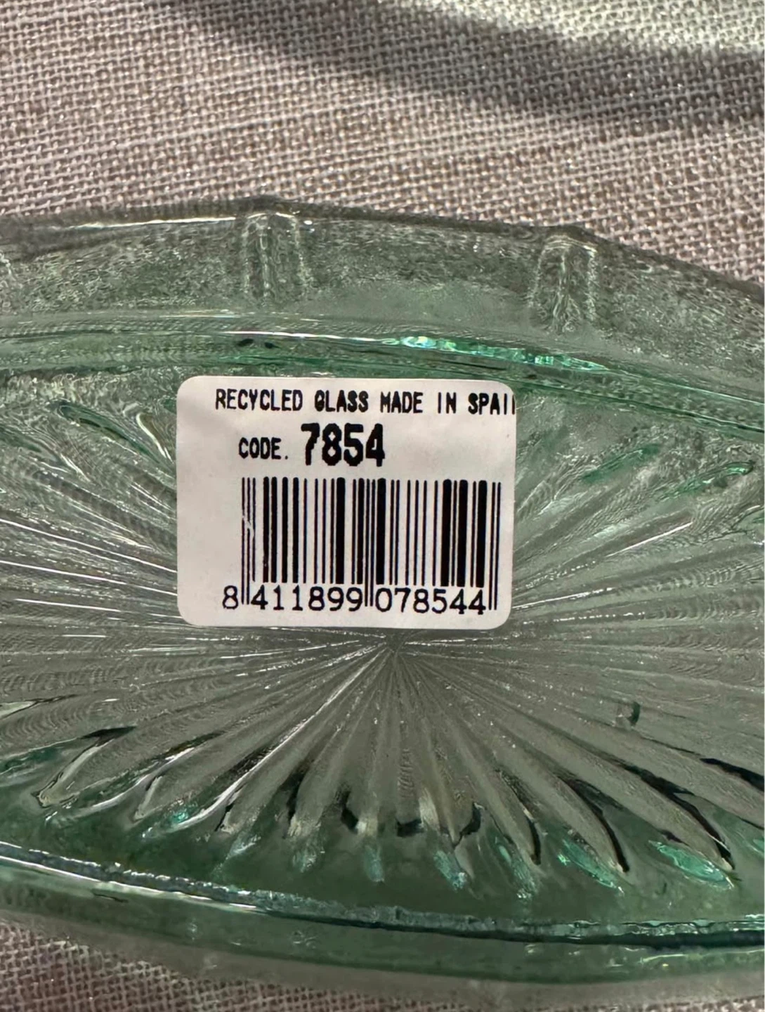 Set of 4 Green Recycled Glass Serving Dishes - photo 4