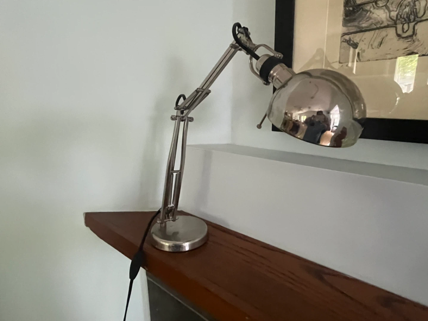 Modern Adjustable Desk Lamp – Chrome Finish - photo 2