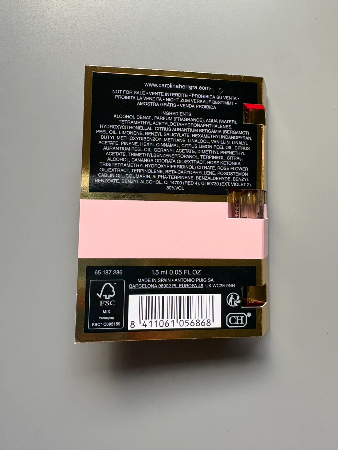 Carolina Herrera Good Girl Eau De Parfum 1.5mL - Blush ⚽️ - photo 2