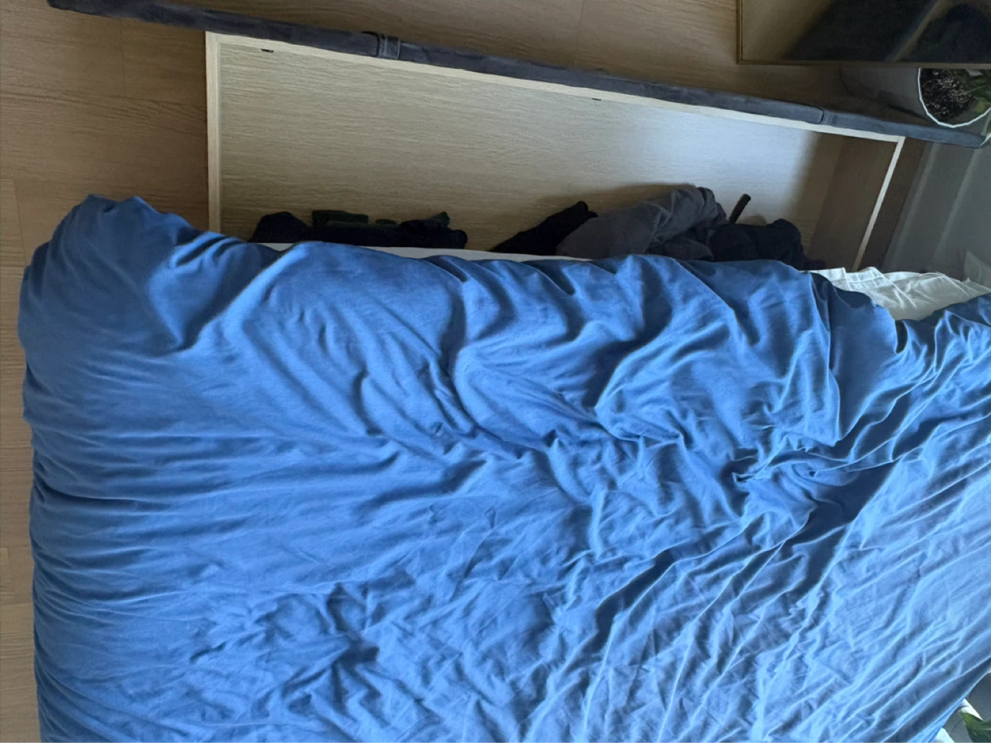 Queen Upholstered Head Board and Bedframe - photo 2