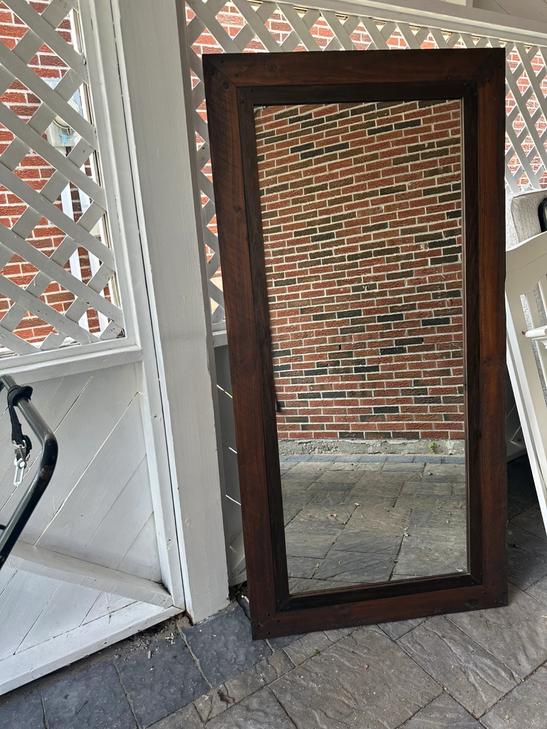 Wooden Framed Mirror - photo 3