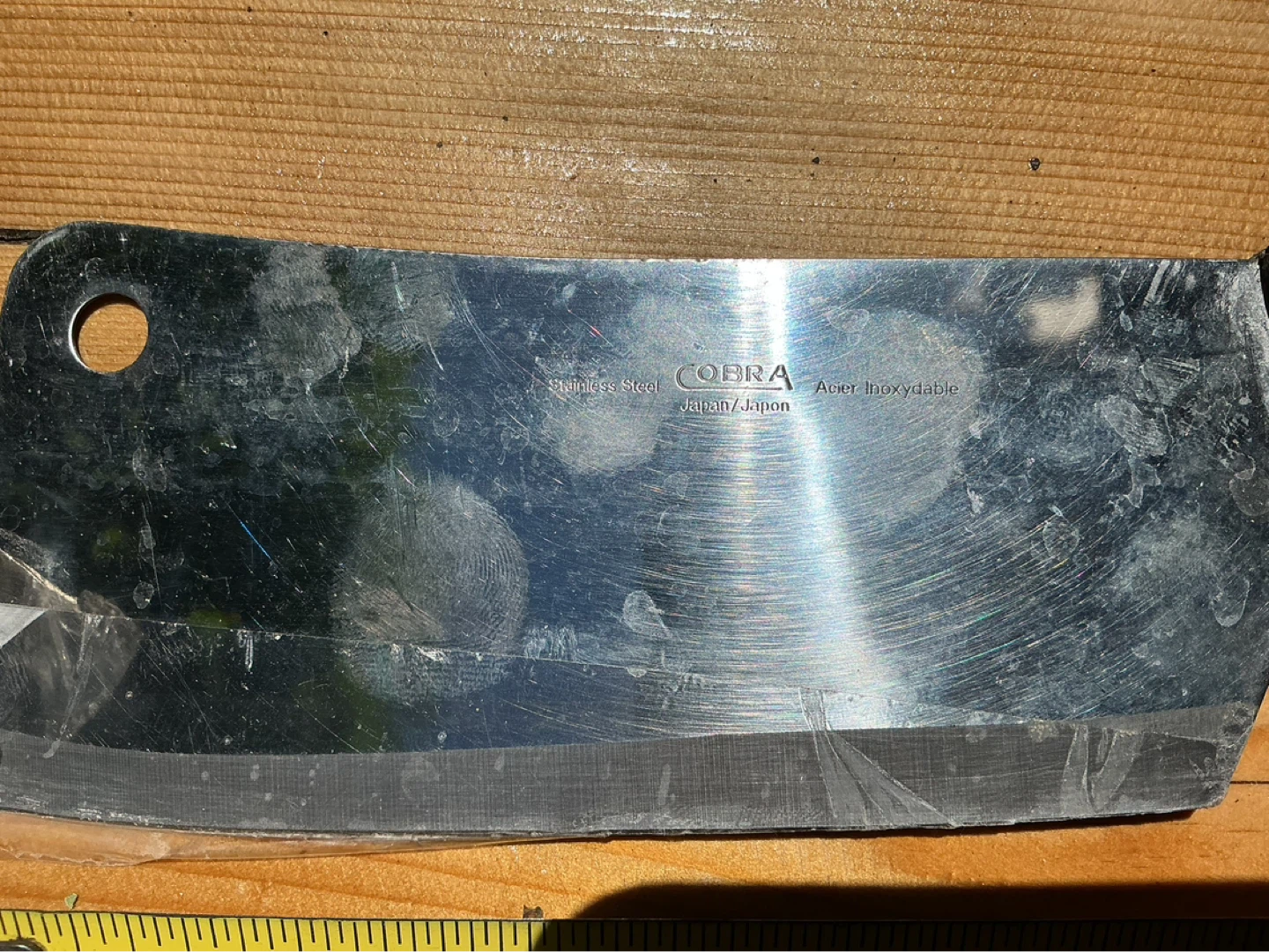 New Cobra Stainless Steel Japan Meat Cleaver - photo 2