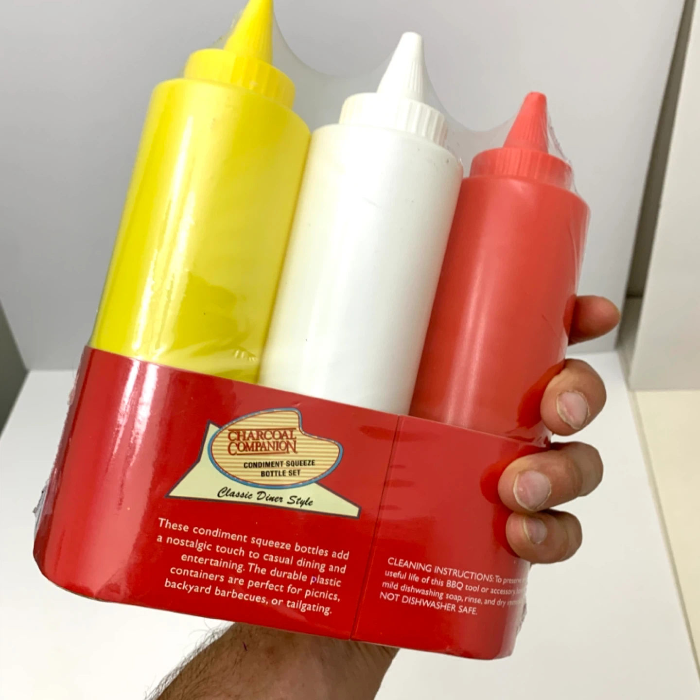Condiment Bottles Squeeze Bottles BBQ Accessories Kitchen Set - photo 5