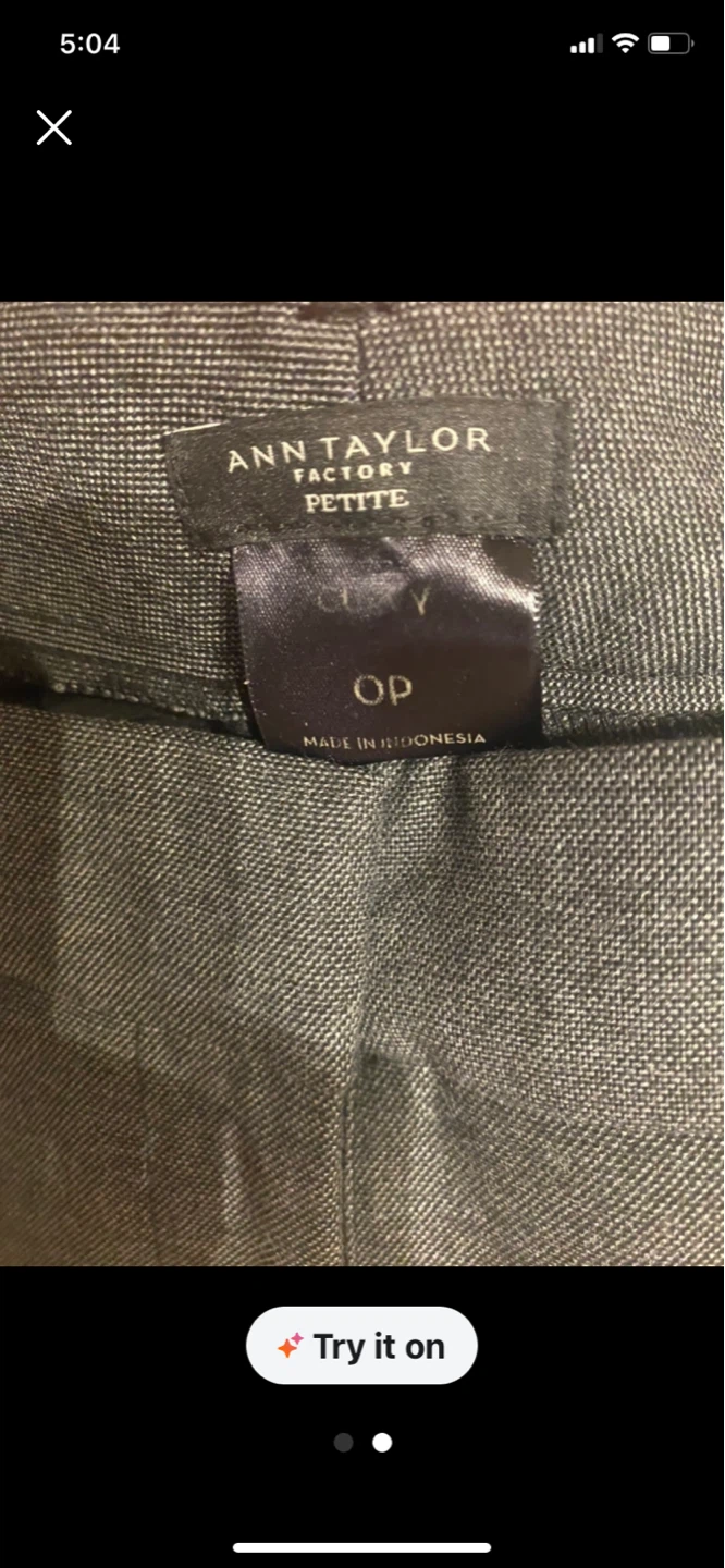 ⚽ Ann Taylor Factory Petite Pants Size 0P - photo 2