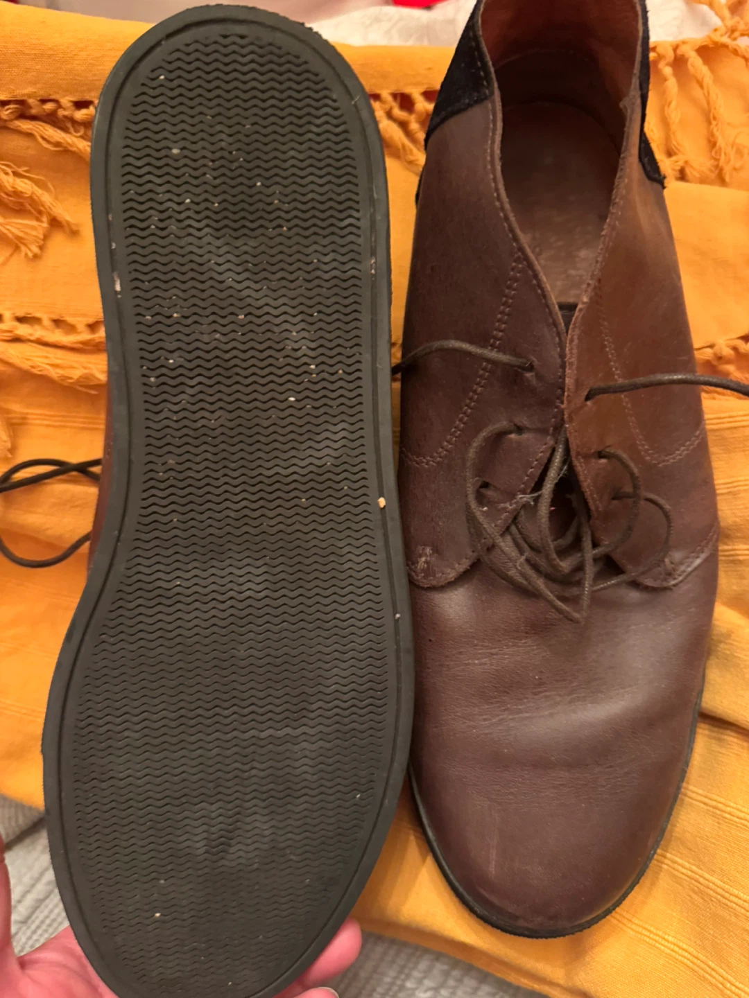 Oliver Spencer Brown Leather Chukka Boots - photo 4