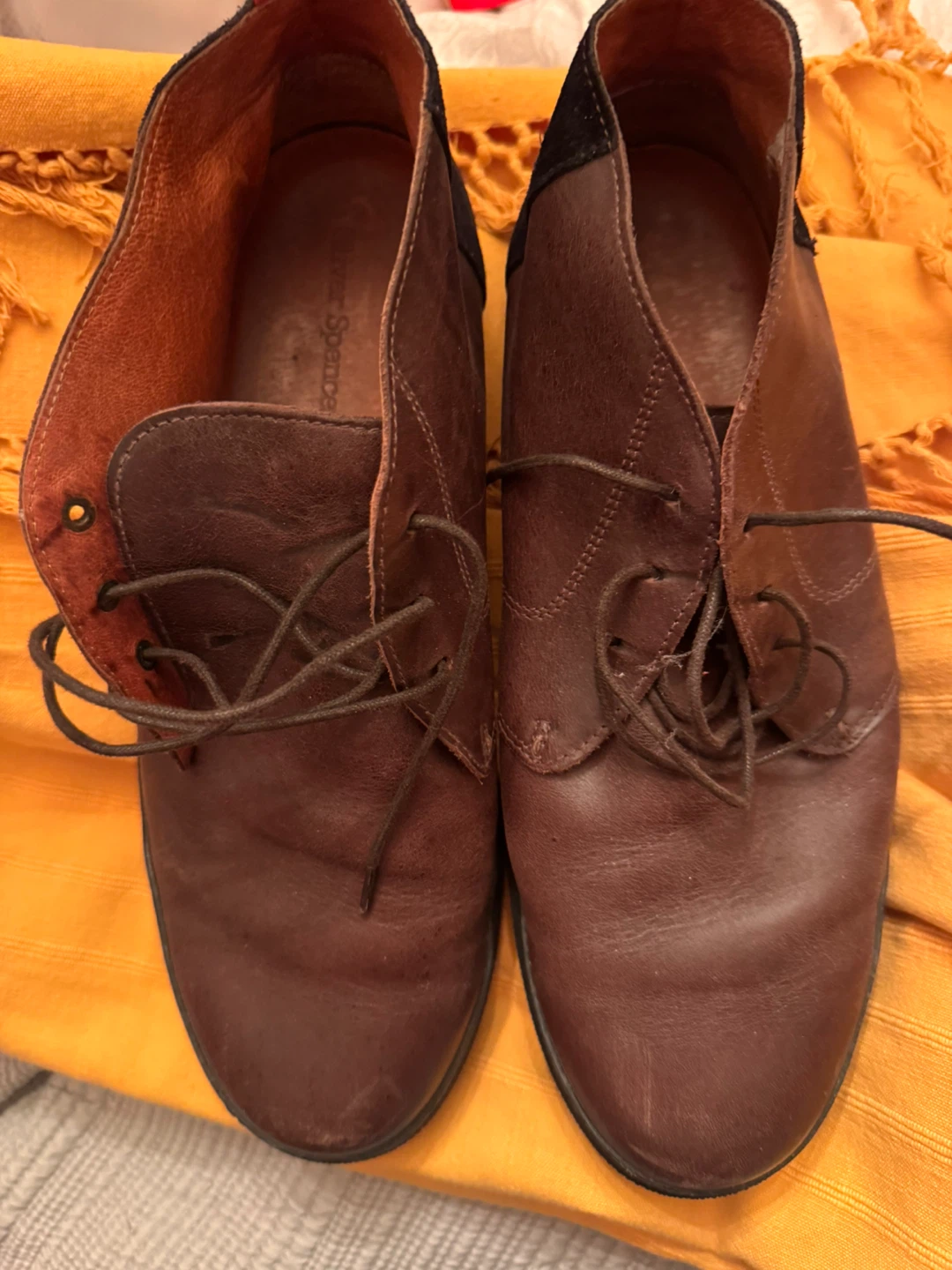 Oliver Spencer Brown Leather Chukka Boots - photo 2