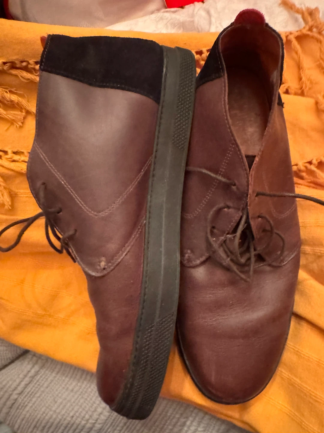 Oliver Spencer Brown Leather Chukka Boots - photo 3