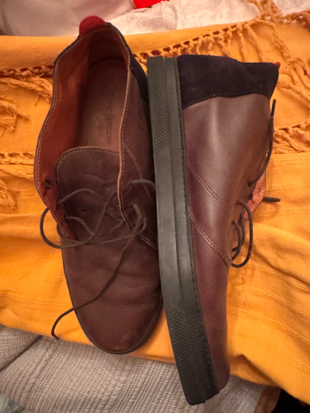 Oliver Spencer Brown Leather Chukka Boots - photo 5