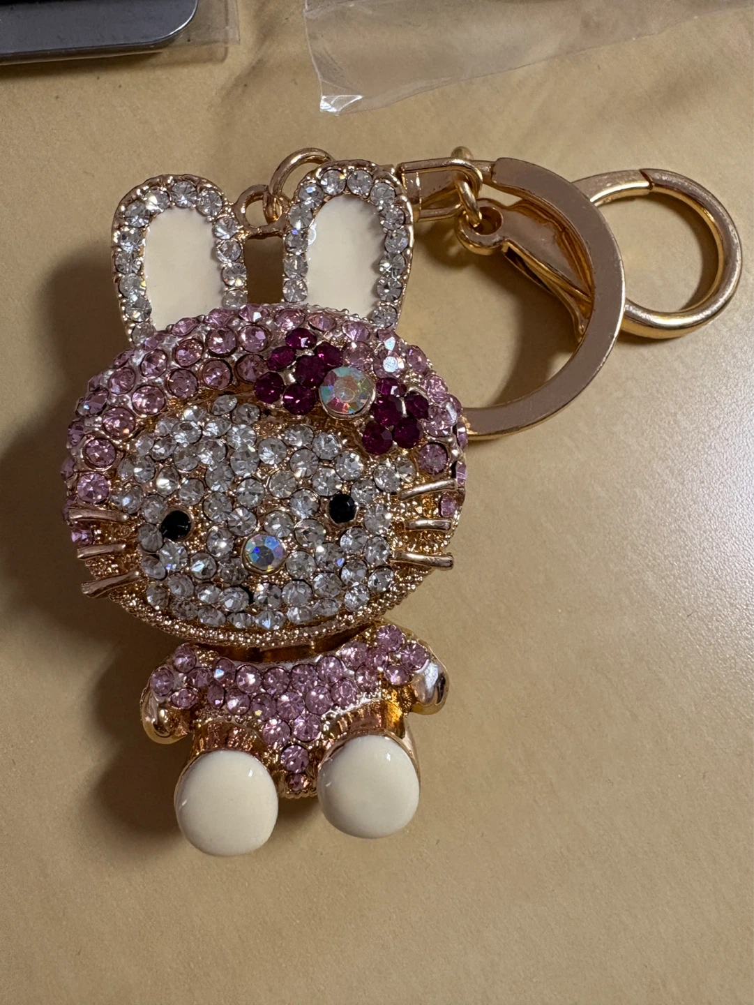 Hello Kitty Rhinestone Keychain