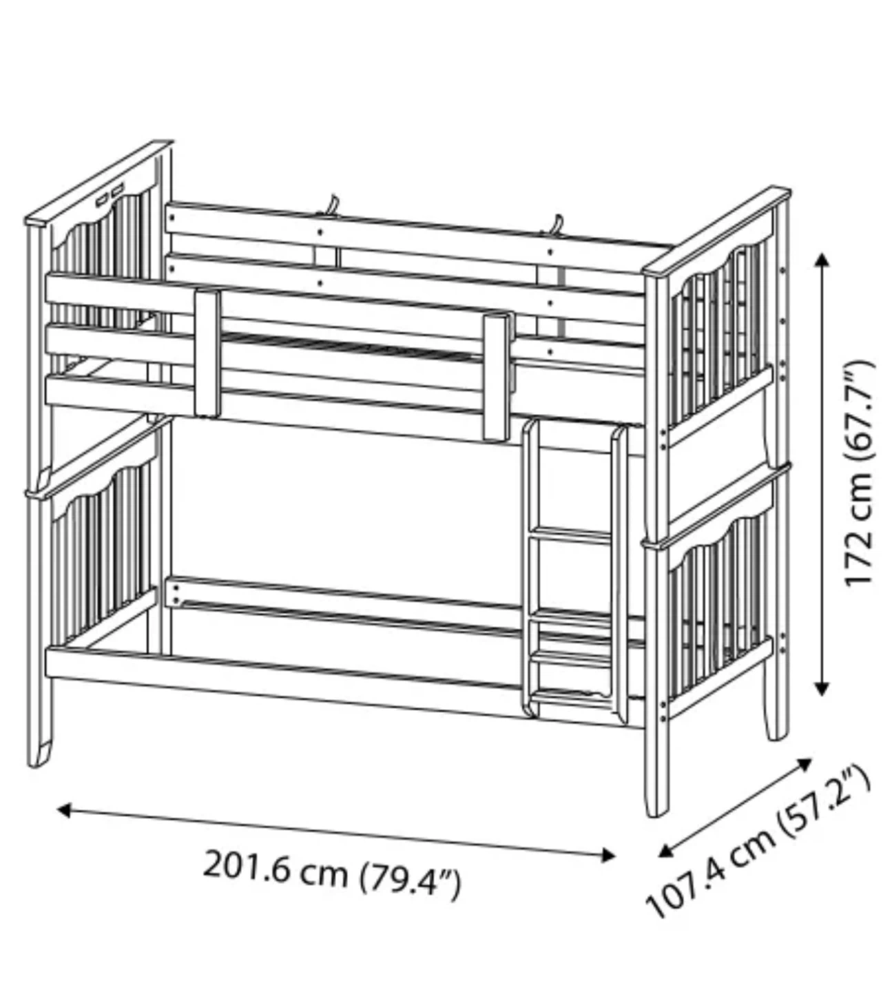 VAIL Bunk Bed (Twin + Twin) - photo 4