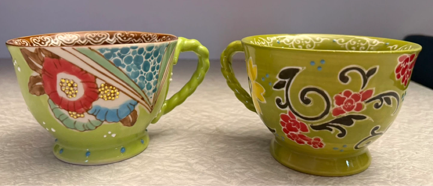 Yokohama Studio Hand Painted Cups