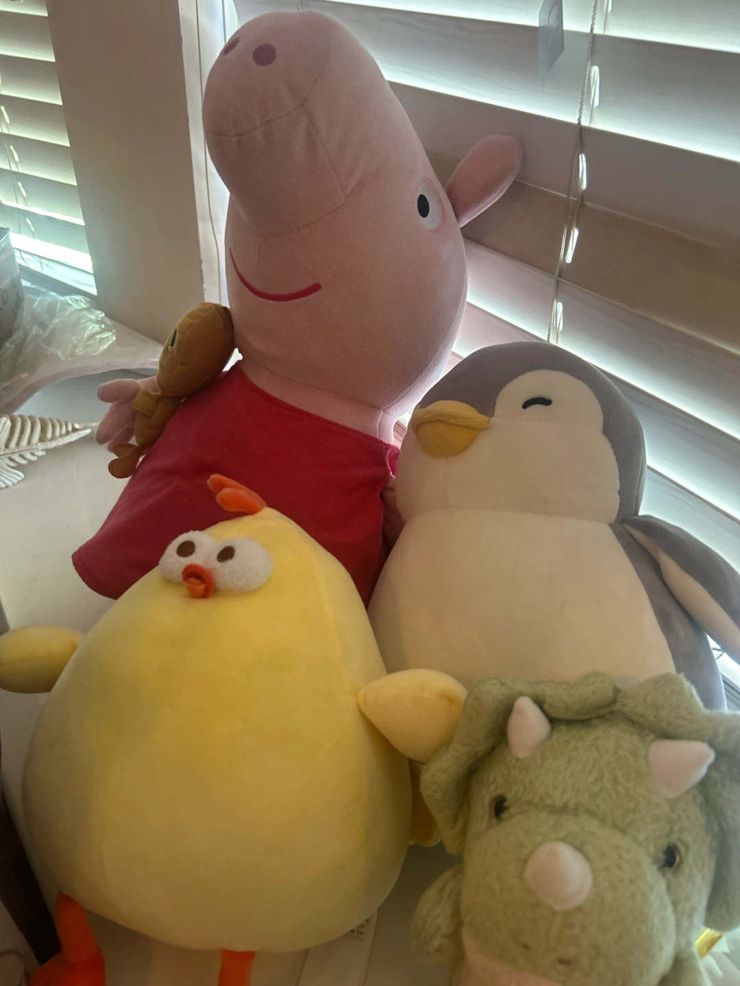 Peppa Pig, Penguin & Chicken Plush Toys