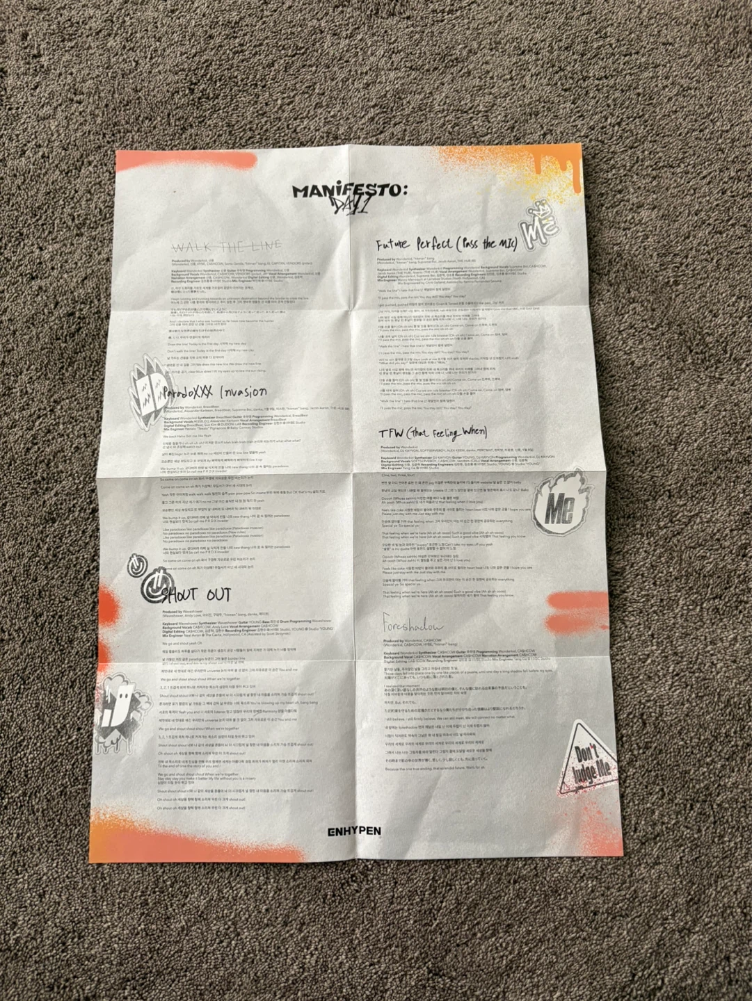ENHYPEN MANIFESTO: DAY 1 Album - photo 5