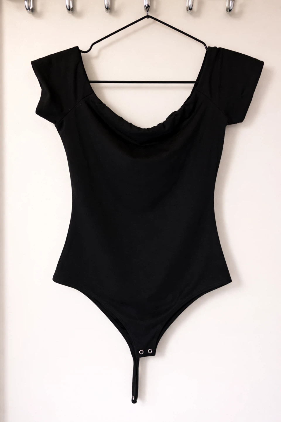 Black Off-the-Shoulder Bodysuit - photo 3