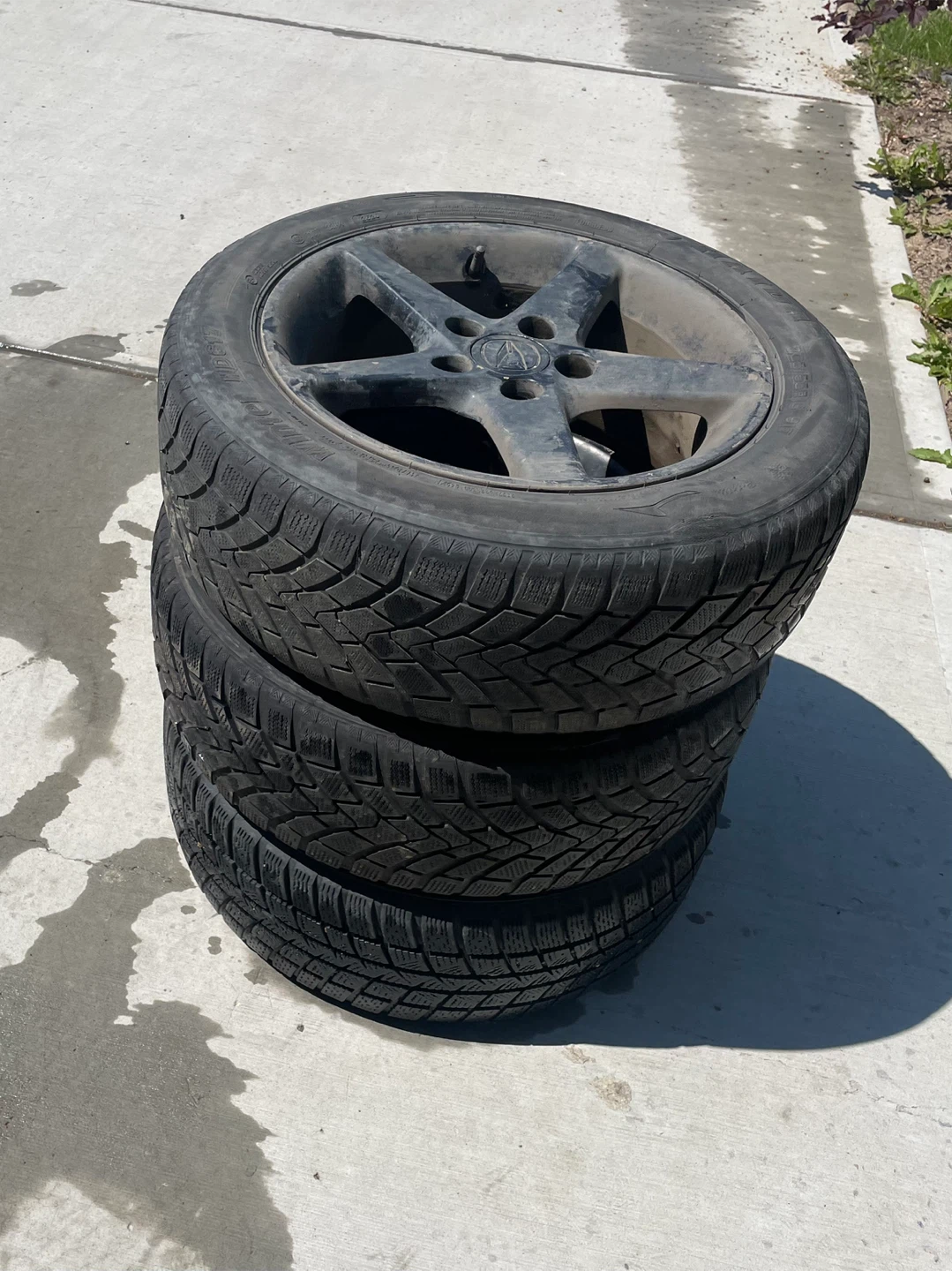 Set of 3 Tires with Wheels - photo 5