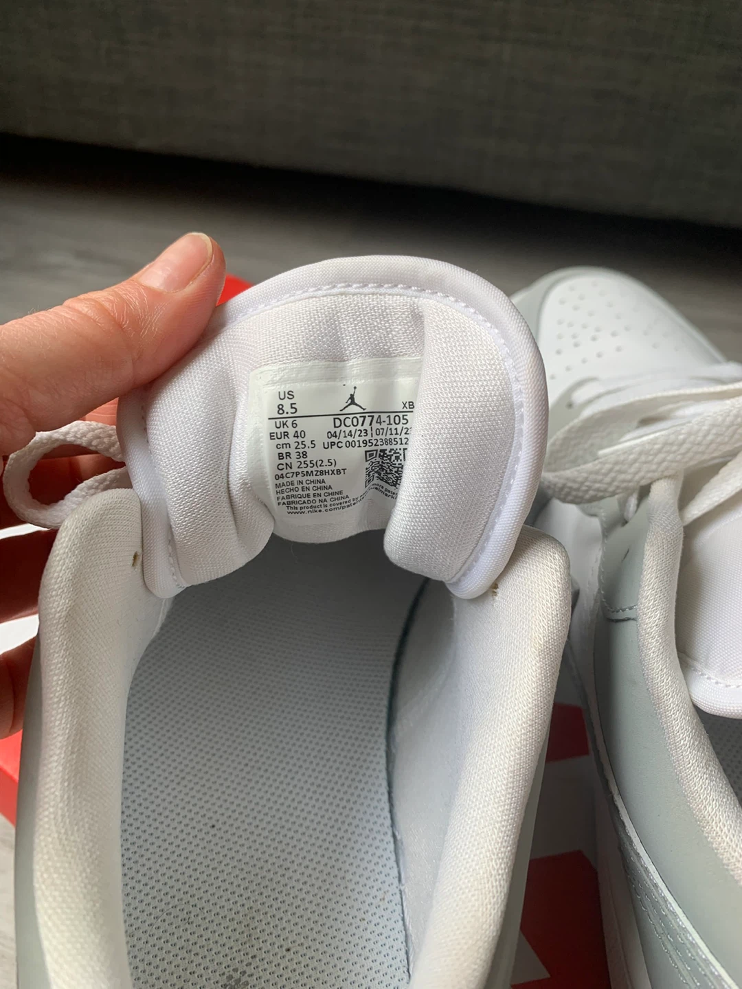 Nike Jordan 1 lows wolf grey - photo 5