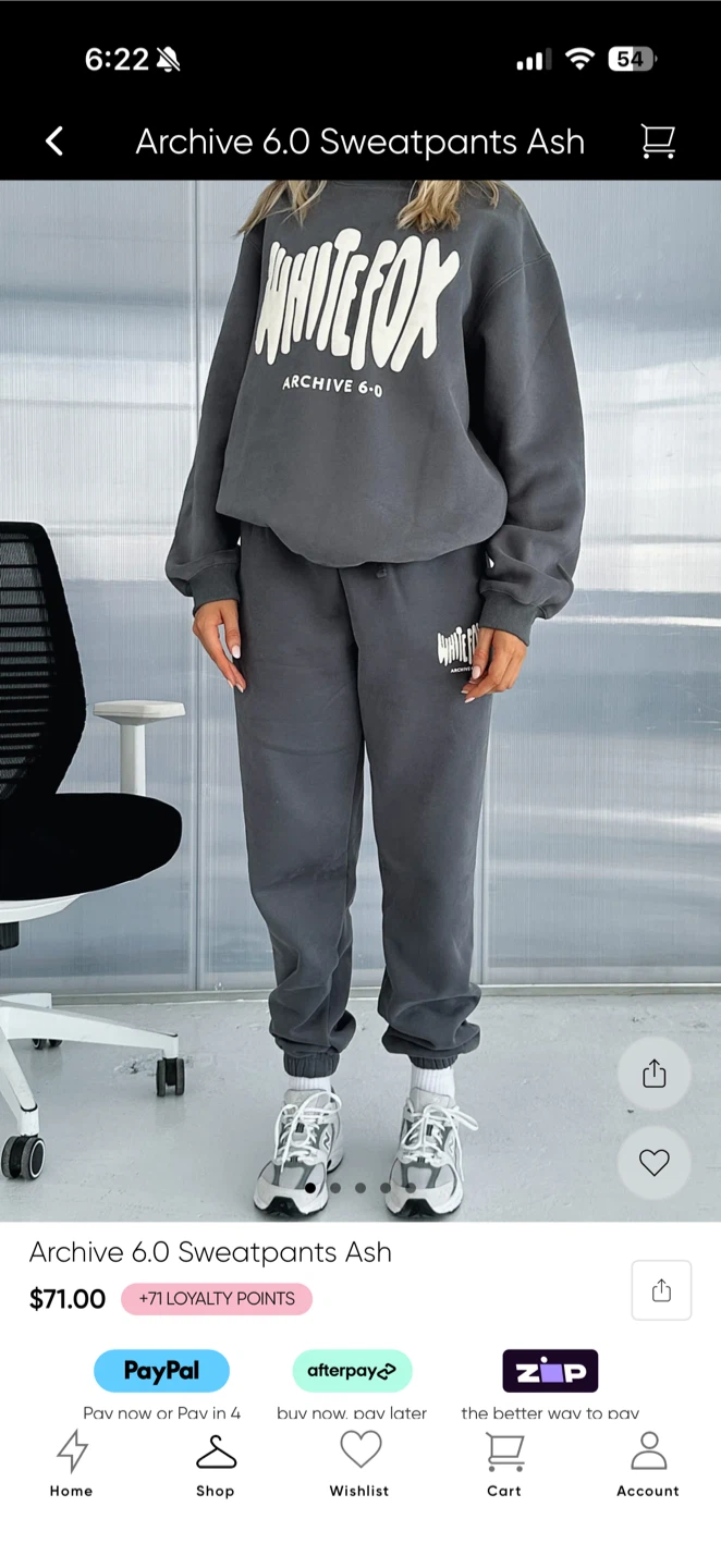 White fox archive 6.0 sweats - photo 4