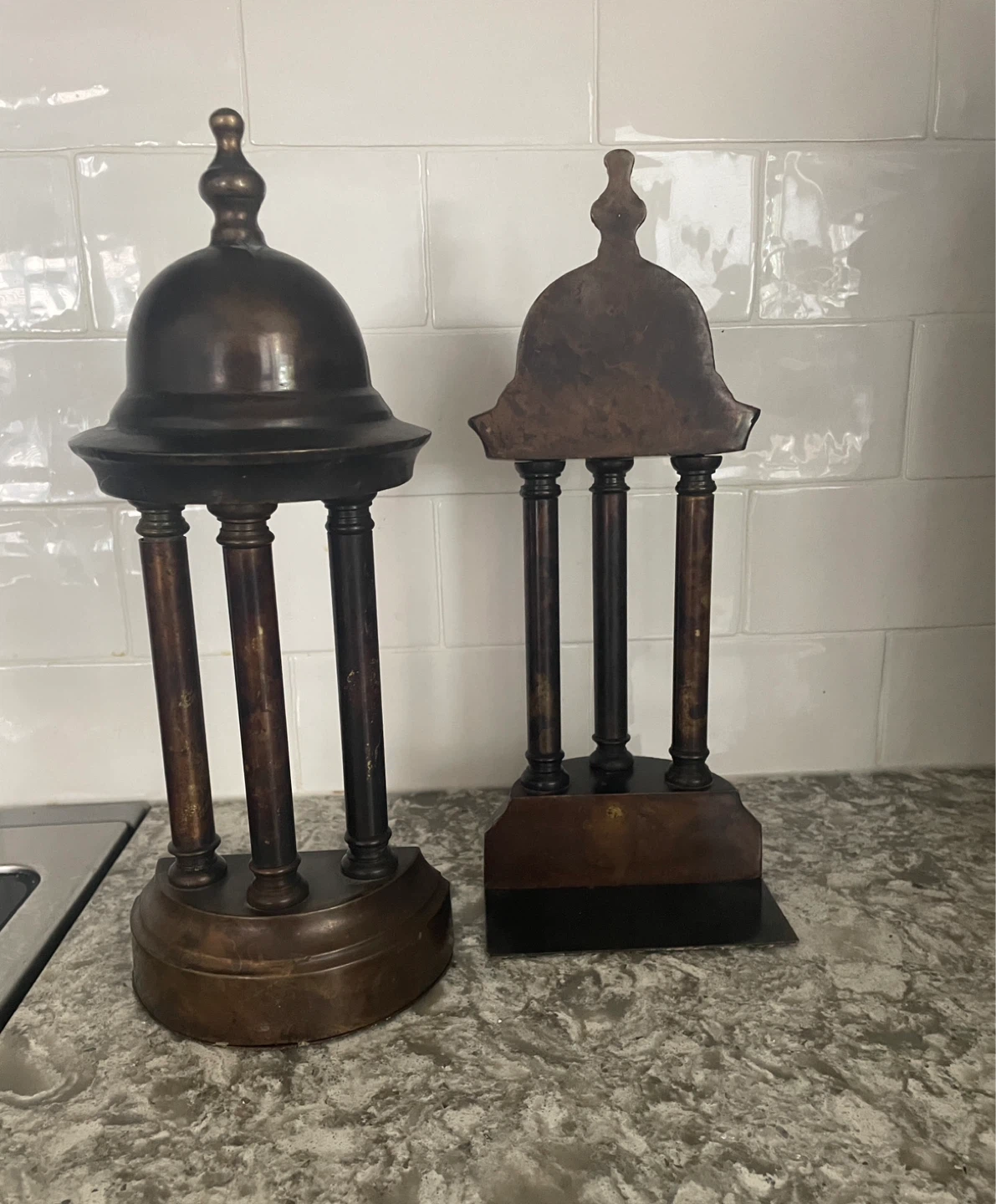 Vintage Handcrafted Indian Brass Bookends - photo 3