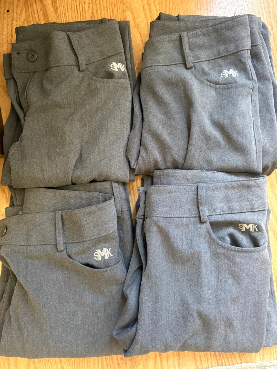 4 pairs DGN Kilters Women's Pants - Grey size 2