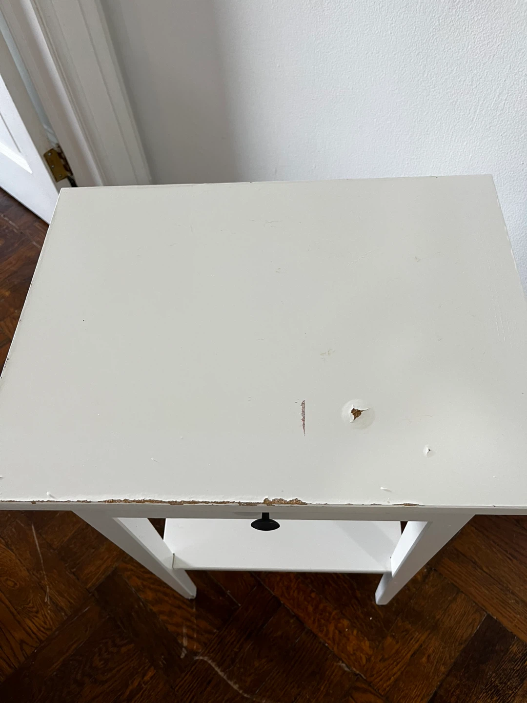 IKEA White Bedside Table - photo 2