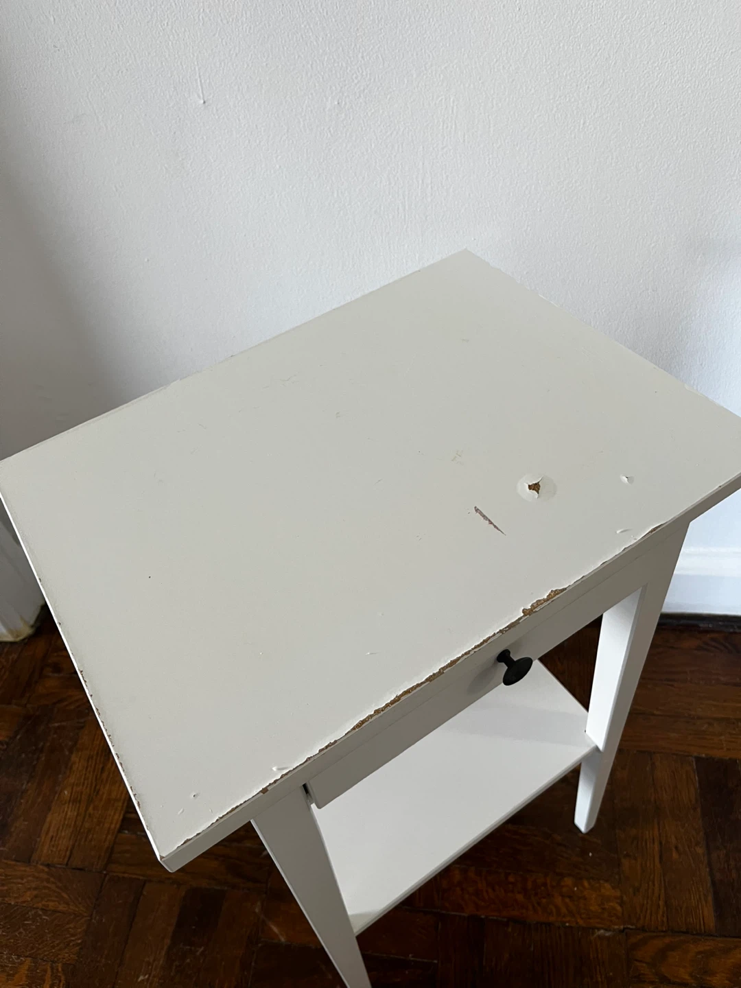 IKEA White Bedside Table - photo 3