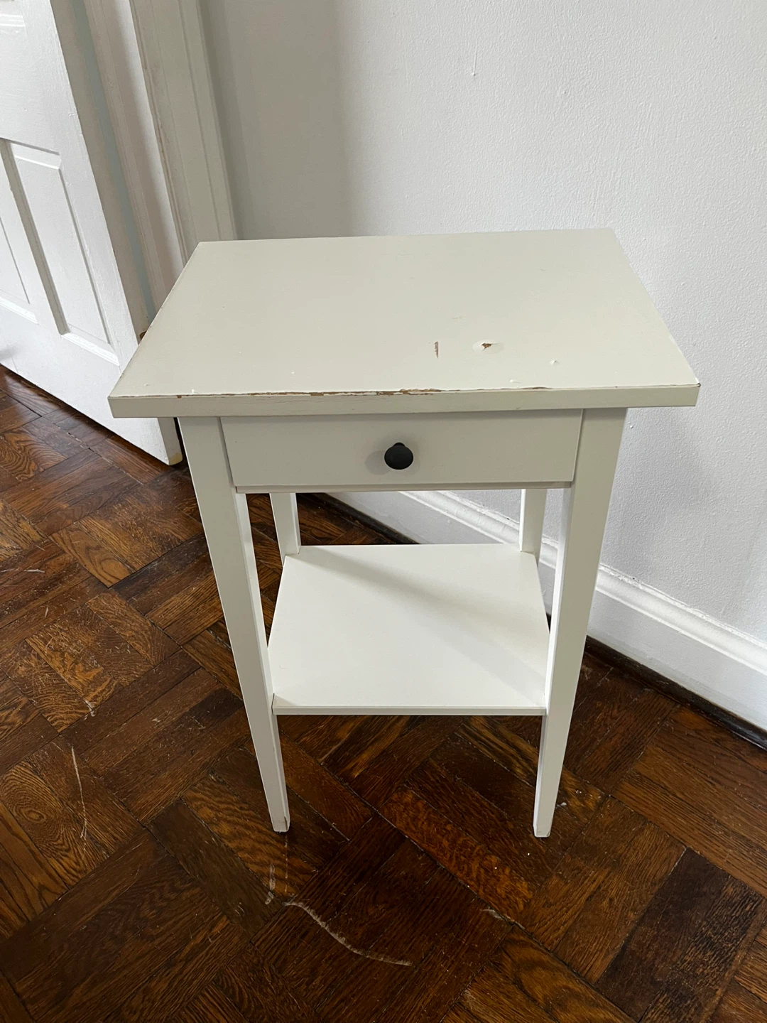 IKEA White Bedside Table