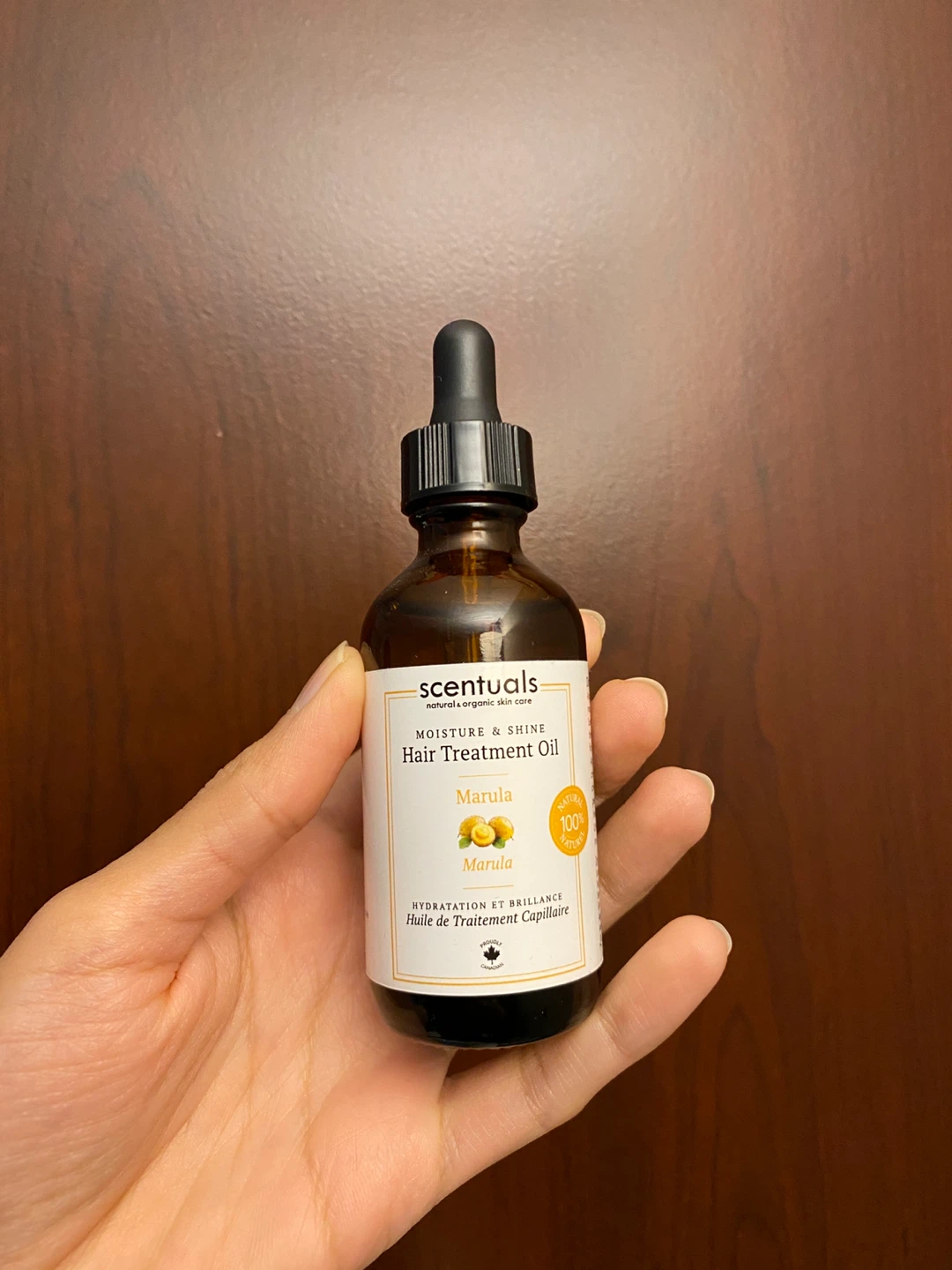 100% Natural and Organic Marula Hair Shine and Strength Oil