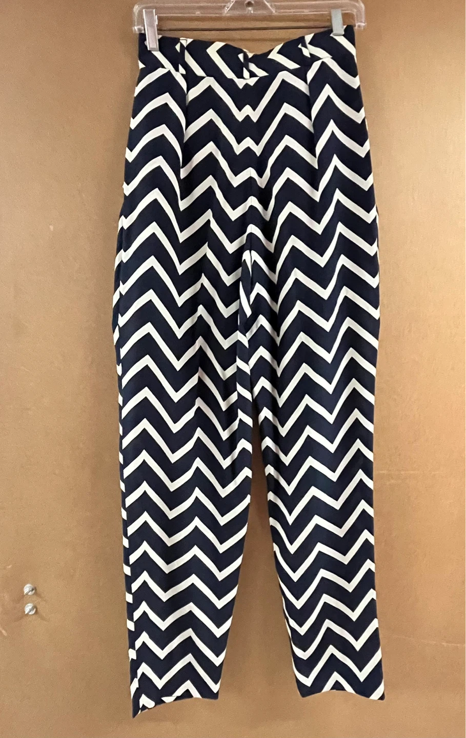 Giorgio Armani Le Collezioni Chevron Pants Size 42